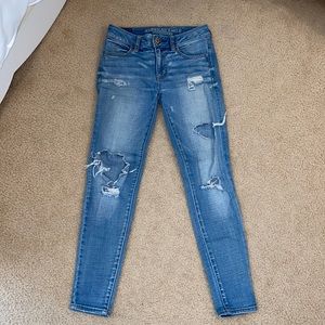 American Eagle skinny jeans size 0
